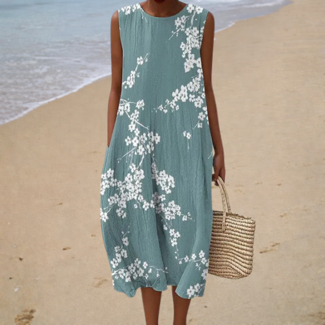 Robe d’Été Confortable Sans Manches