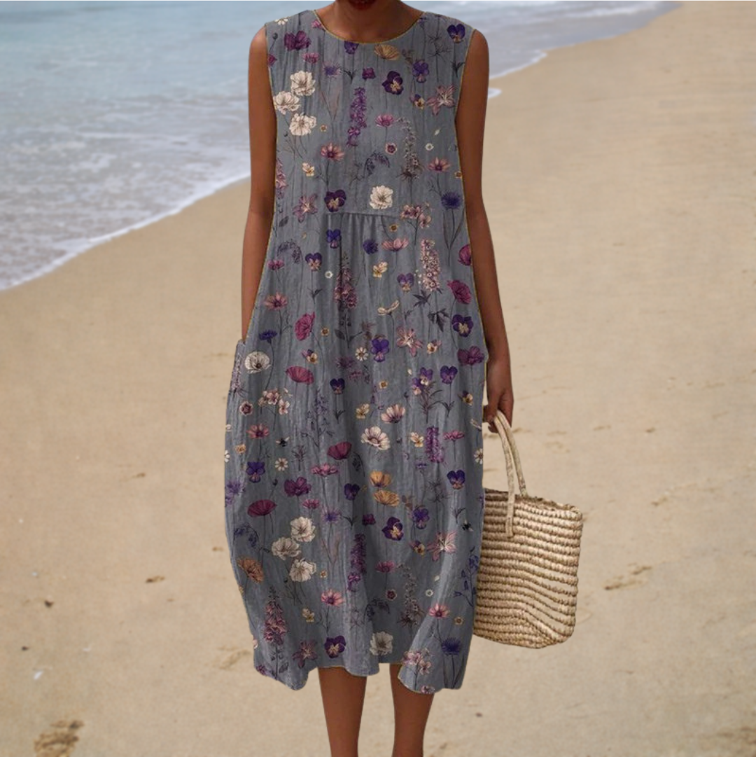 Robe d’Été Confortable Sans Manches