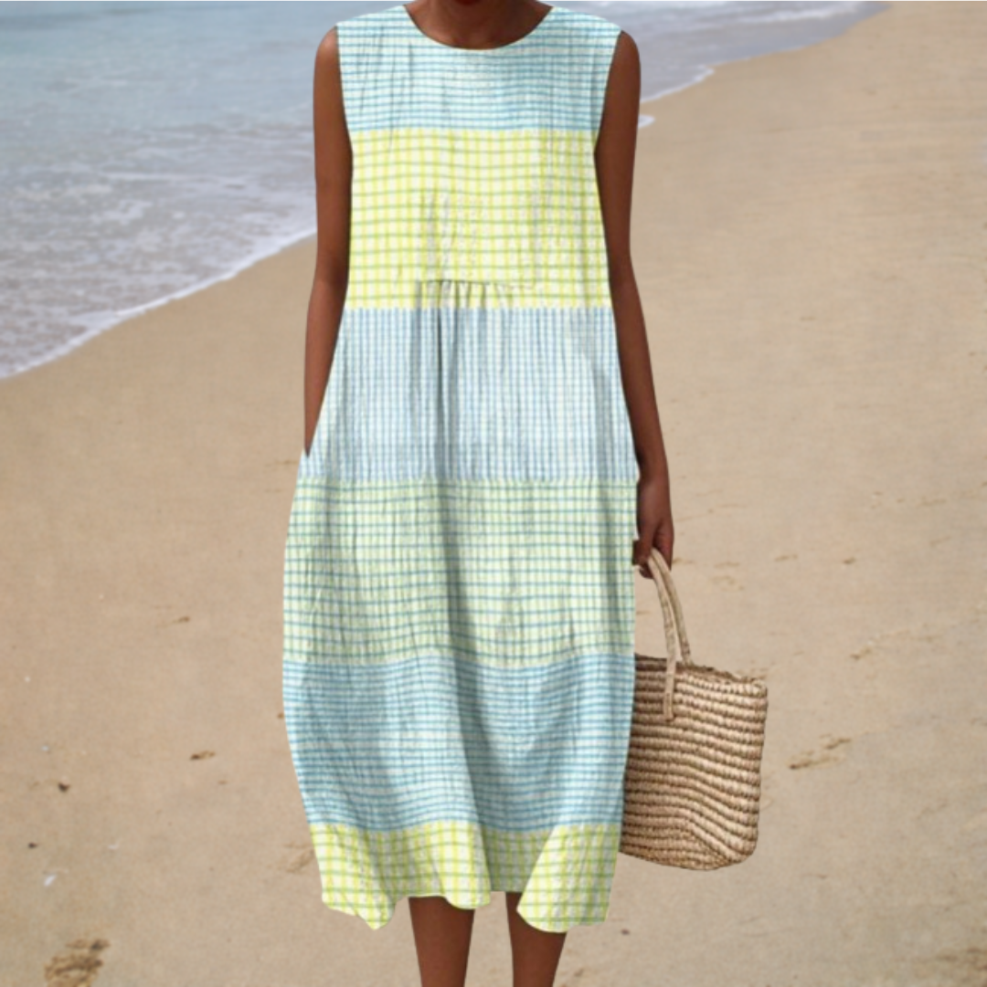 Robe d’Été Confortable Sans Manches