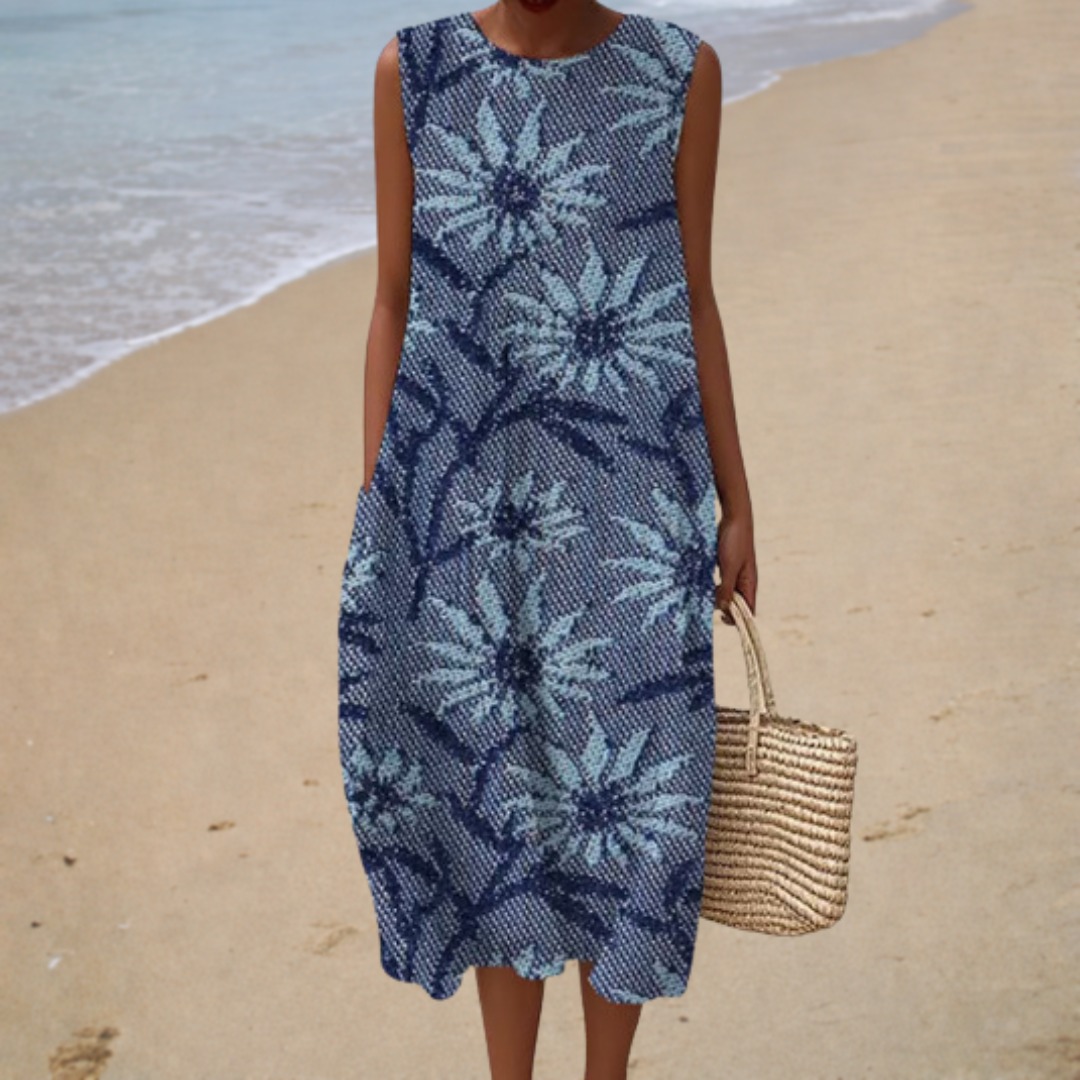 Robe d’Été Confortable Sans Manches