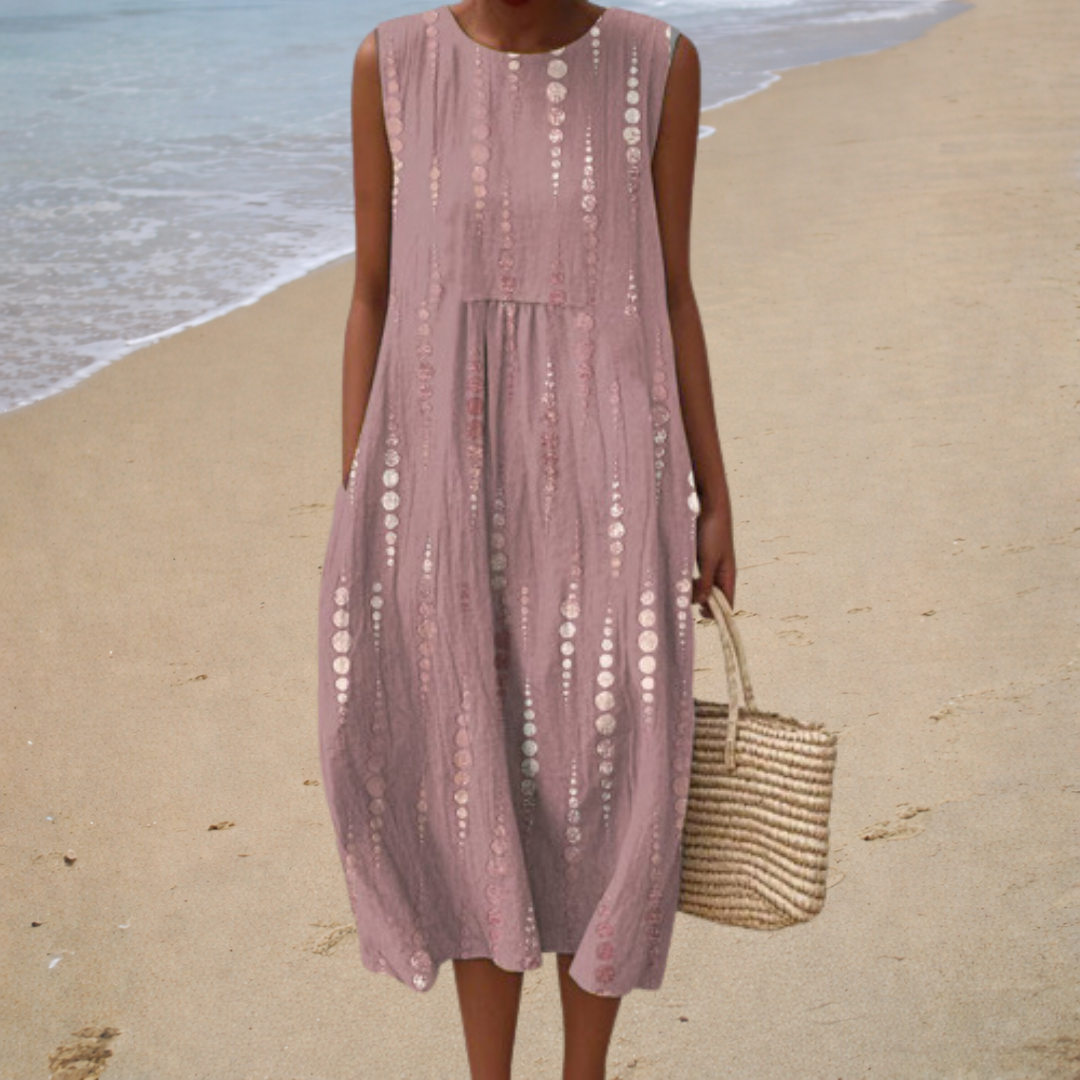 Robe d’Été Confortable Sans Manches