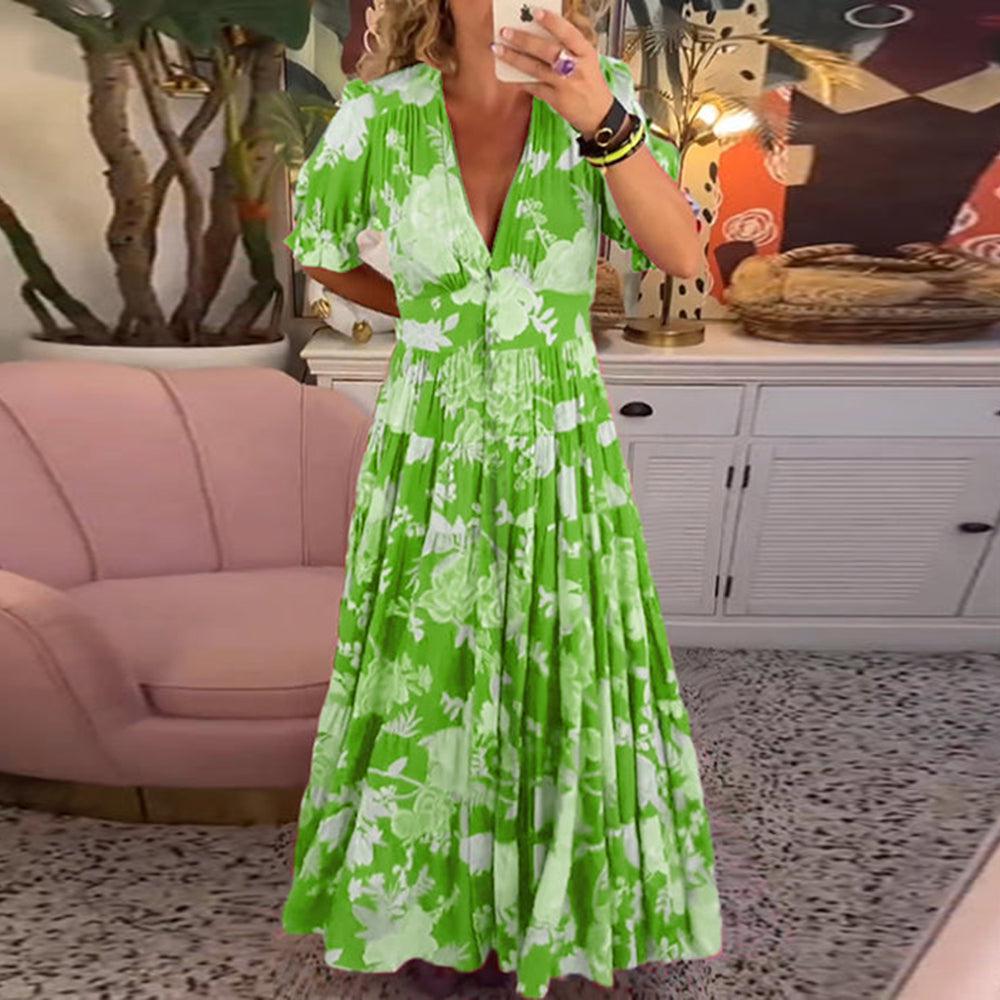 Floriana - Robe Florale Vibrante