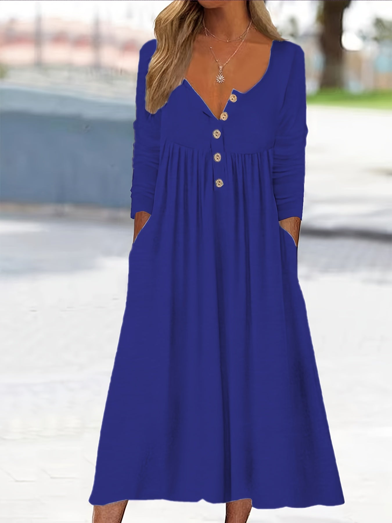 ZARA | ROBE MIDI À BOUTONS SUR LE DEVANT