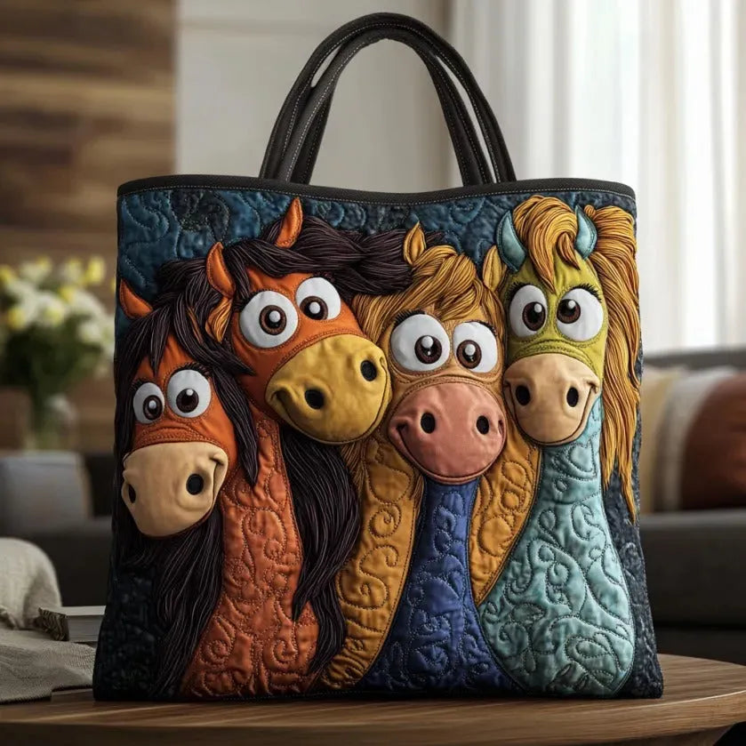 Sac artisanal poney amusant