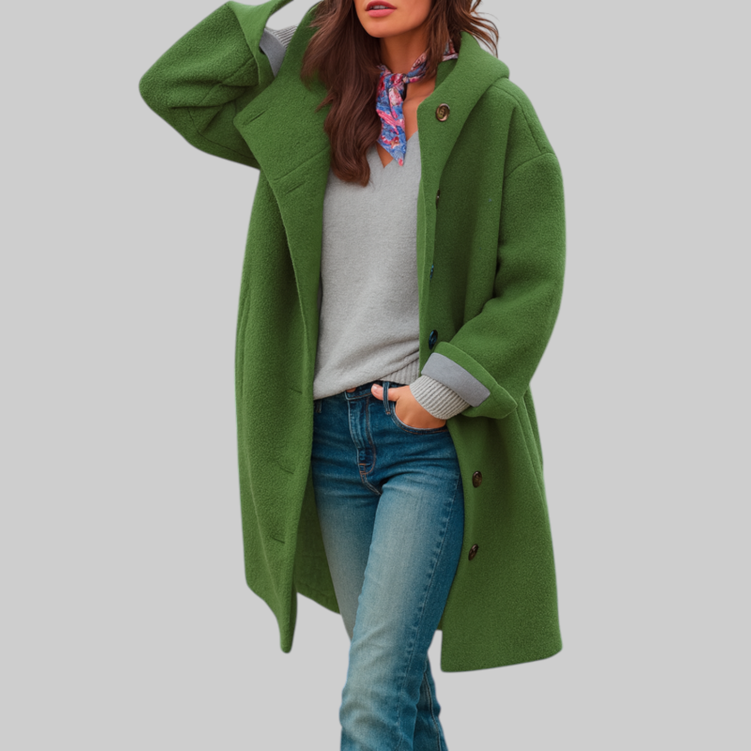Freja | manteau quotidien, de longueur moyenne et confortable