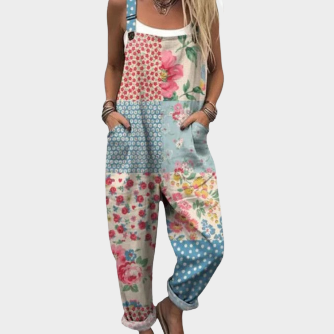 Salopette imprimée confortable