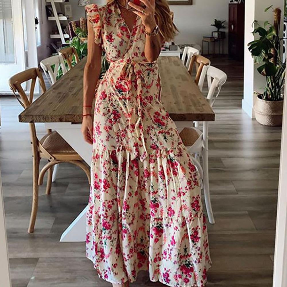 Shera - Robe Maxi Florale