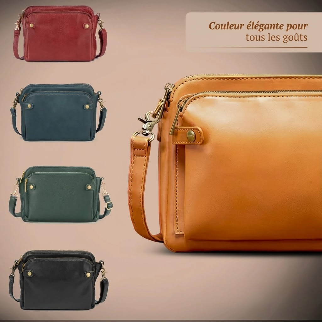 Kimberly™ | Sac en cuir classique