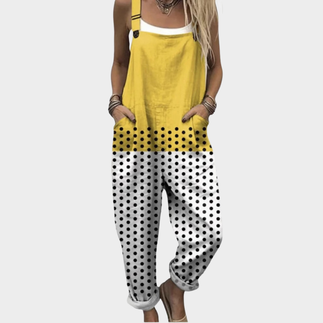 Salopette imprimée confortable