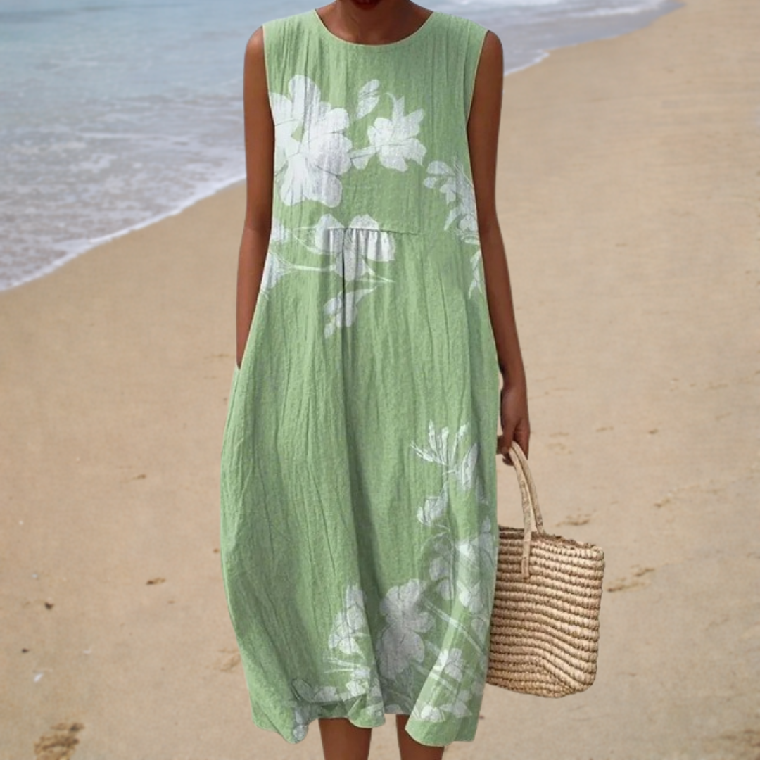 Robe d’Été Confortable Sans Manches