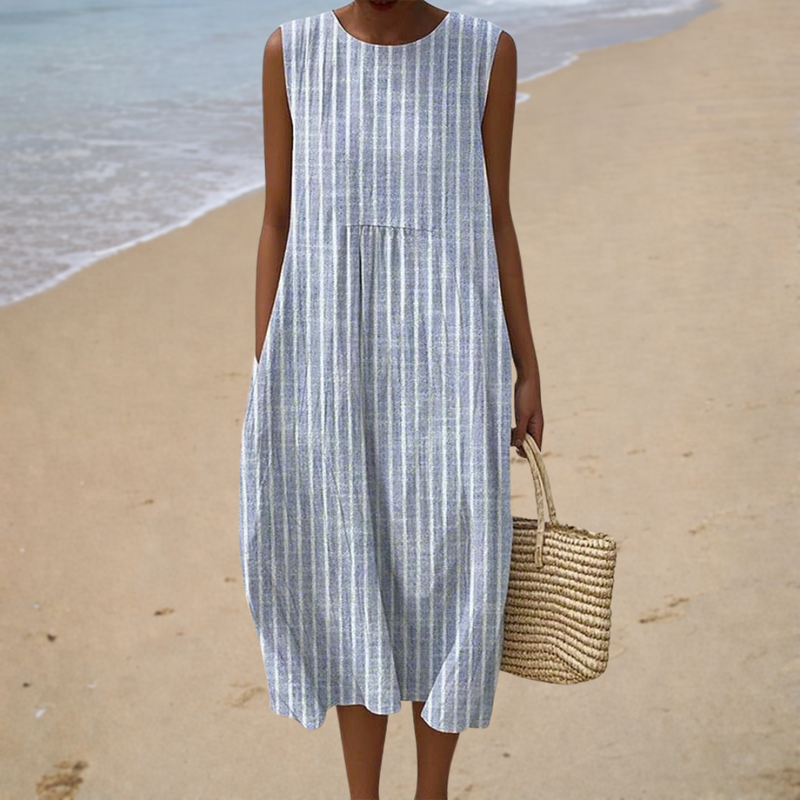 Robe d’Été Confortable Sans Manches