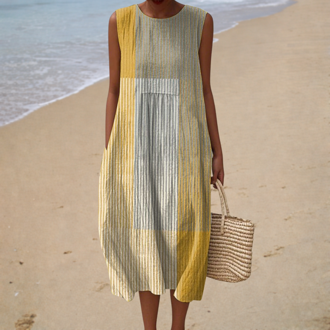 Robe d’Été Confortable Sans Manches