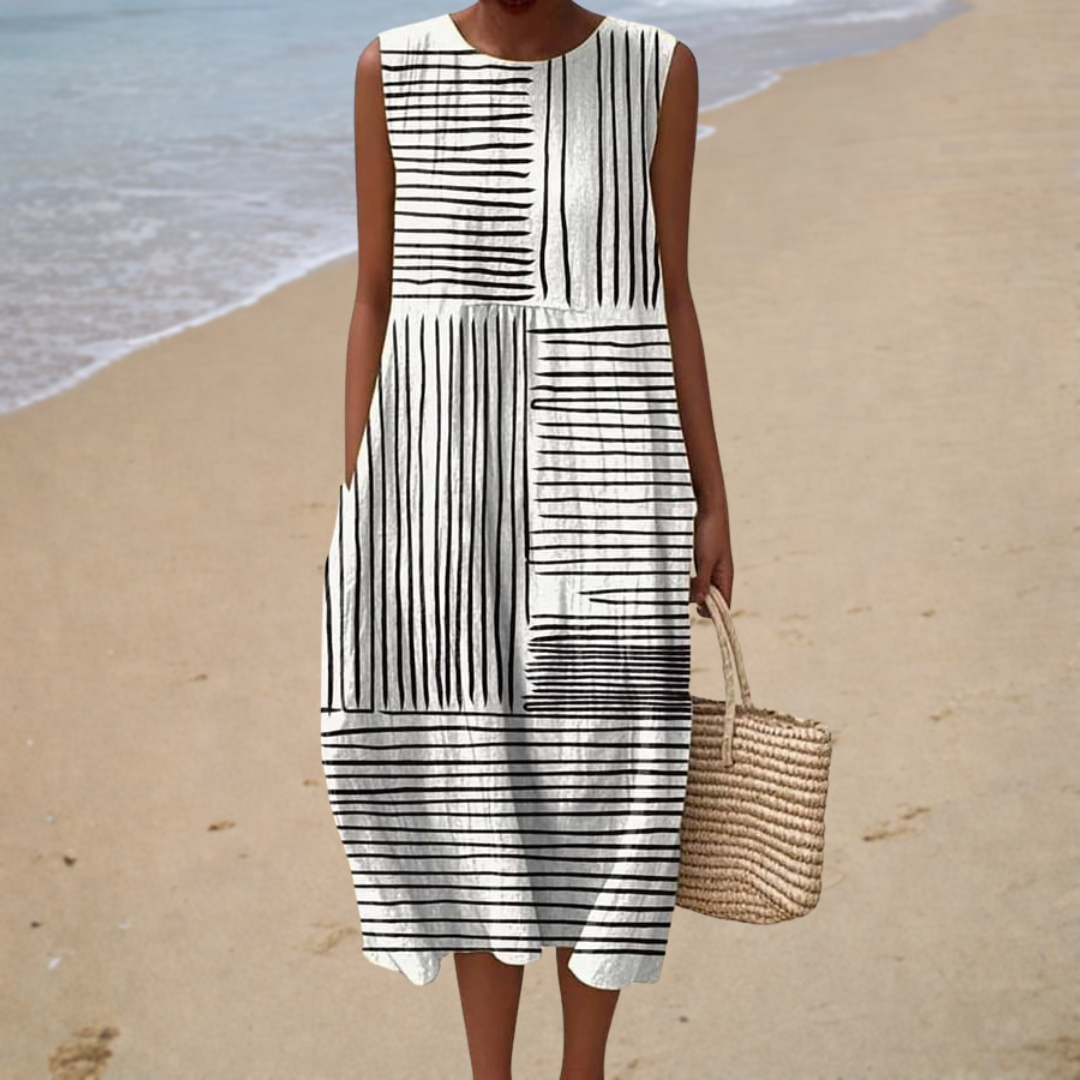 Robe d’Été Confortable Sans Manches