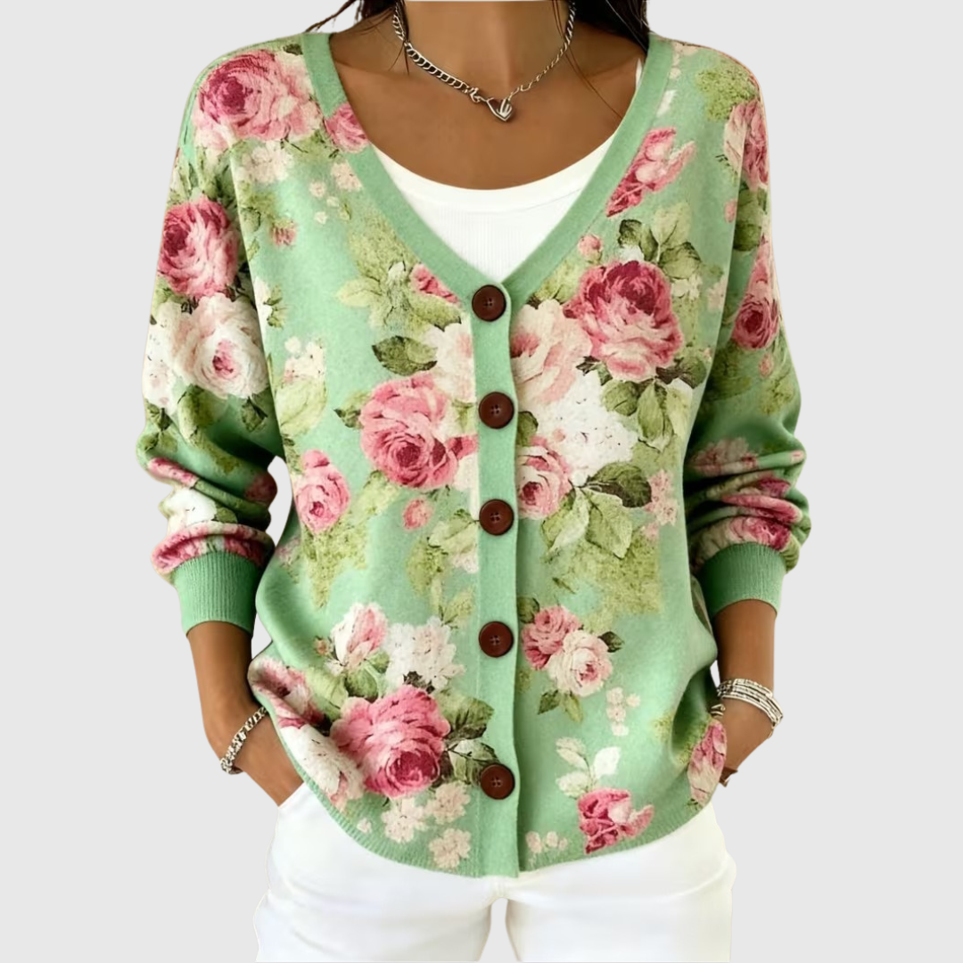 Cardigan en Maille Confortable Boutonné