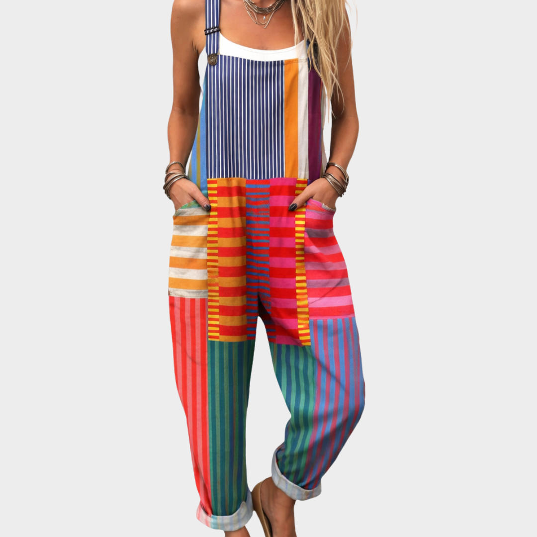 Salopette imprimée confortable