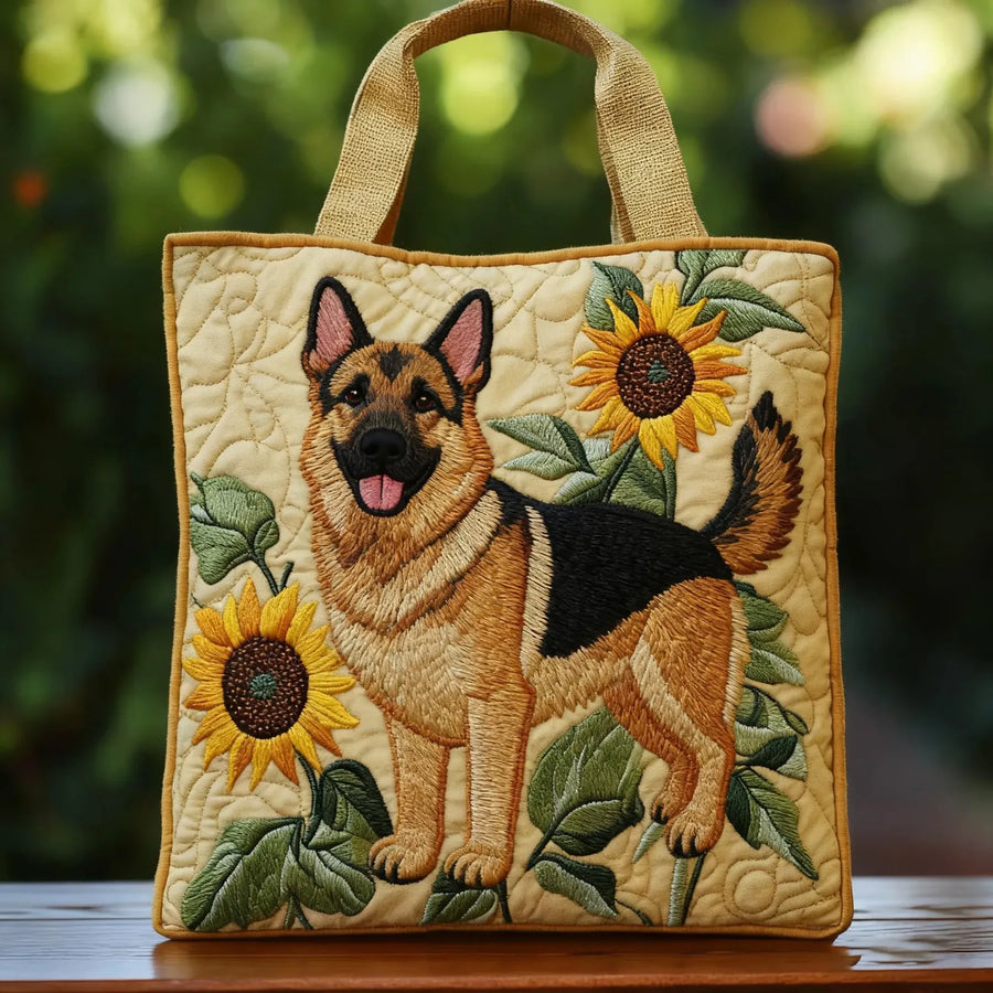 Sac artisanal floral berger allemand