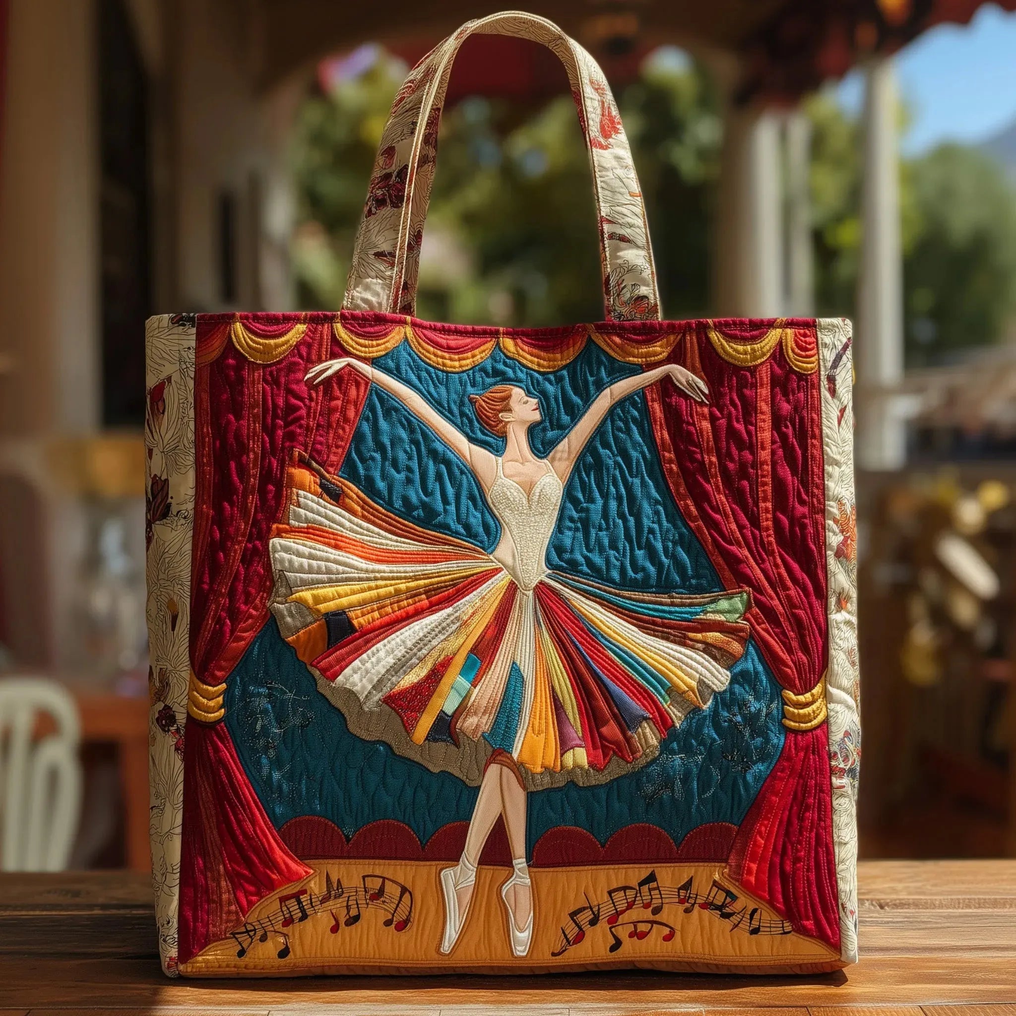 Sac artisanal élégant pour danseuse