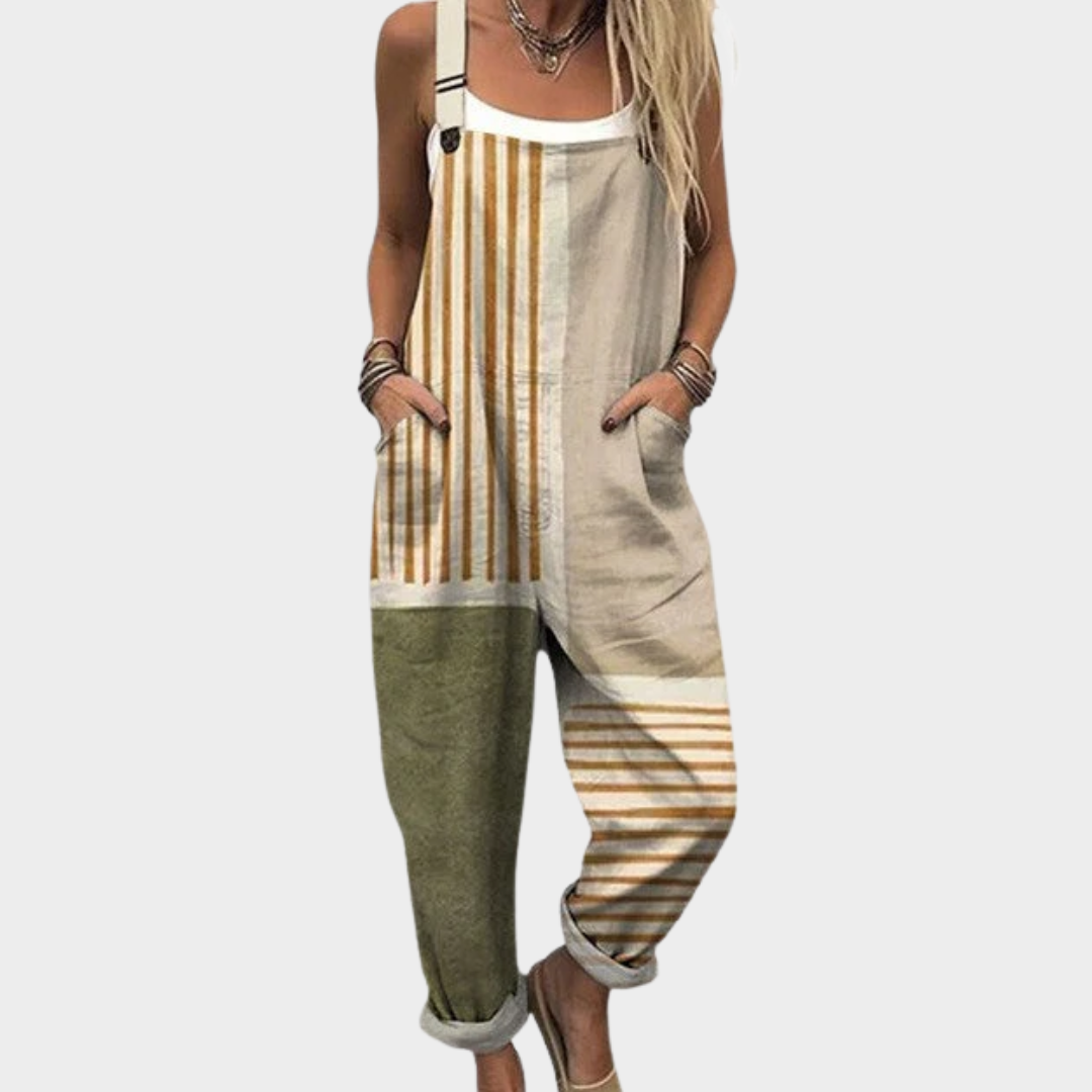 Salopette imprimée confortable