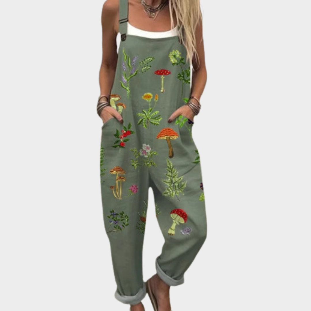 Salopette imprimée confortable