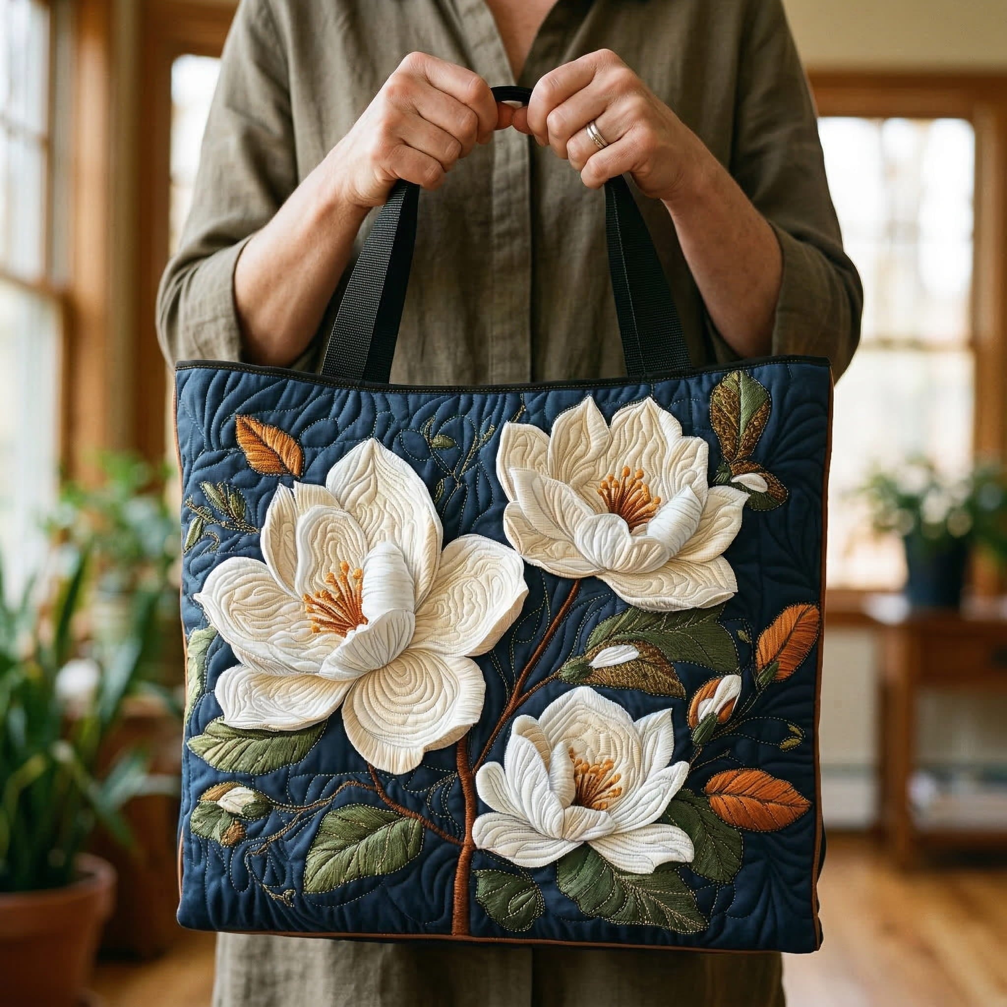 Sac artisanal Magnolia délicate