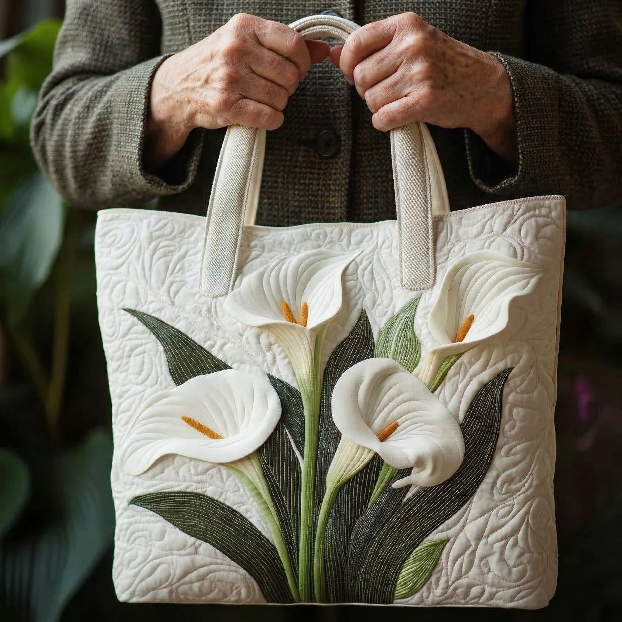 Sac artisanal Copo-de-Leite blanc