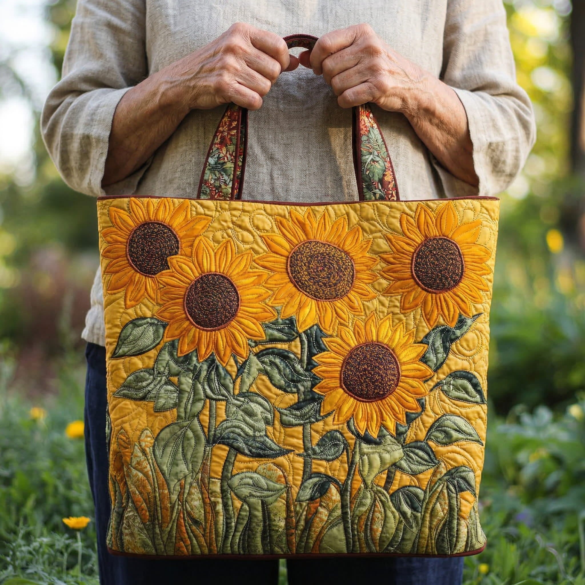 Sac artisanal tournesol classique