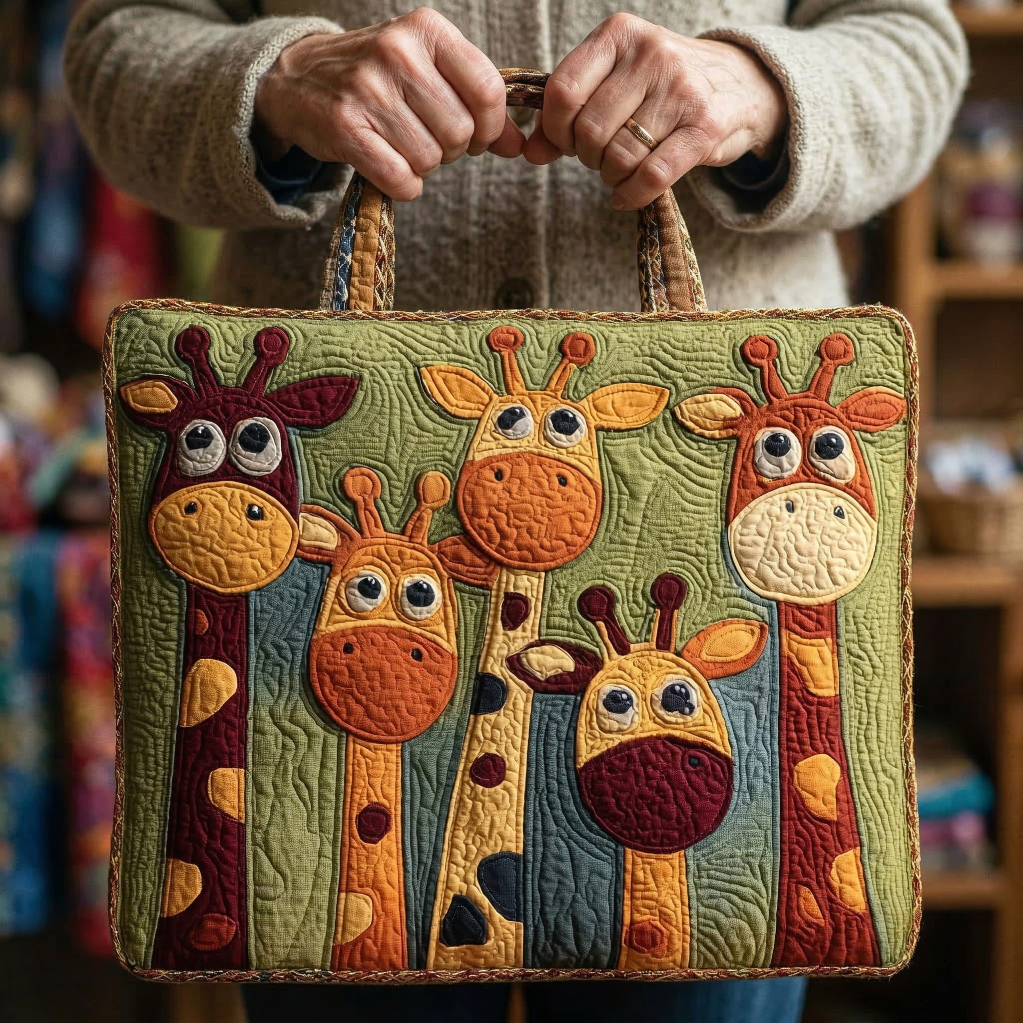 Sac artisanal Tour de Girafes